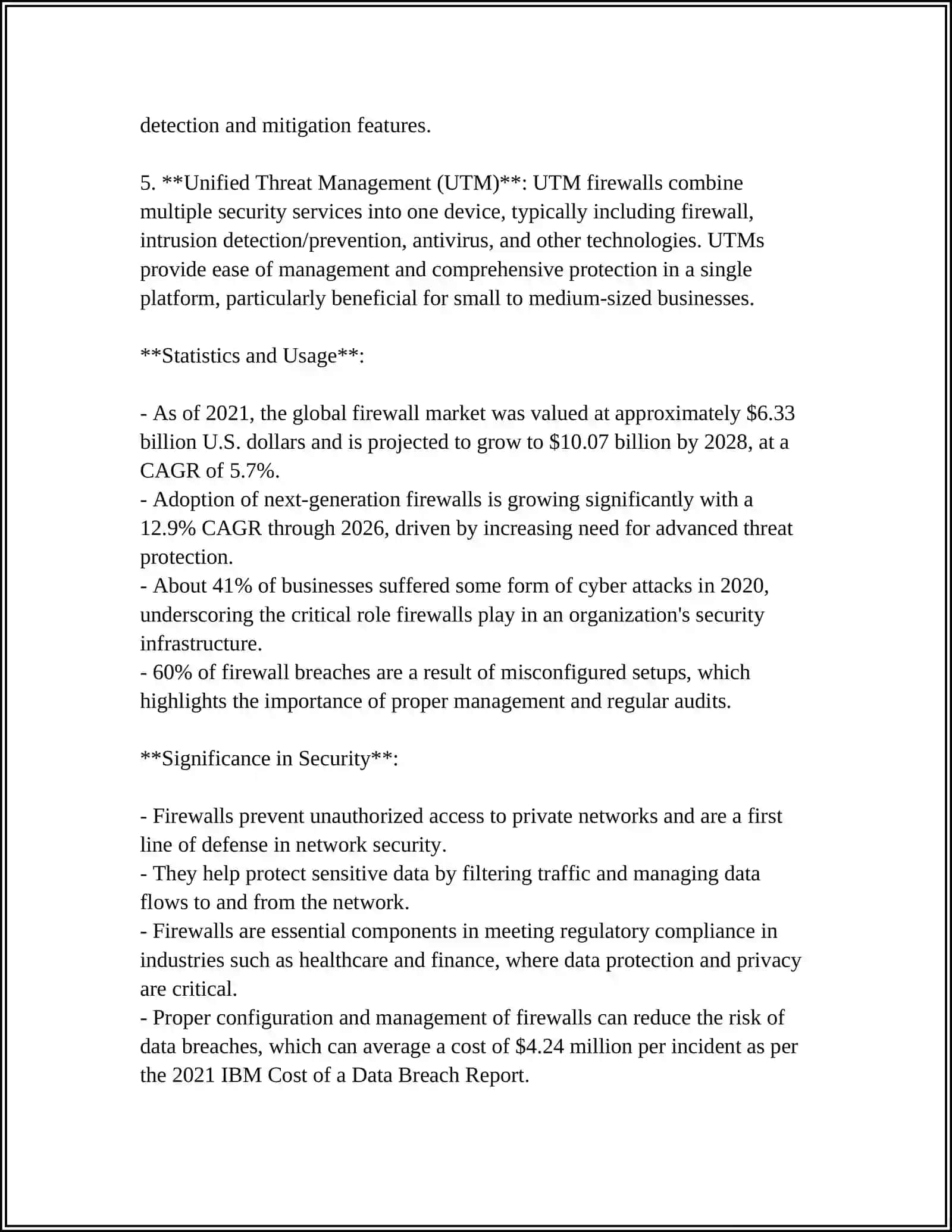 Firewalls 4