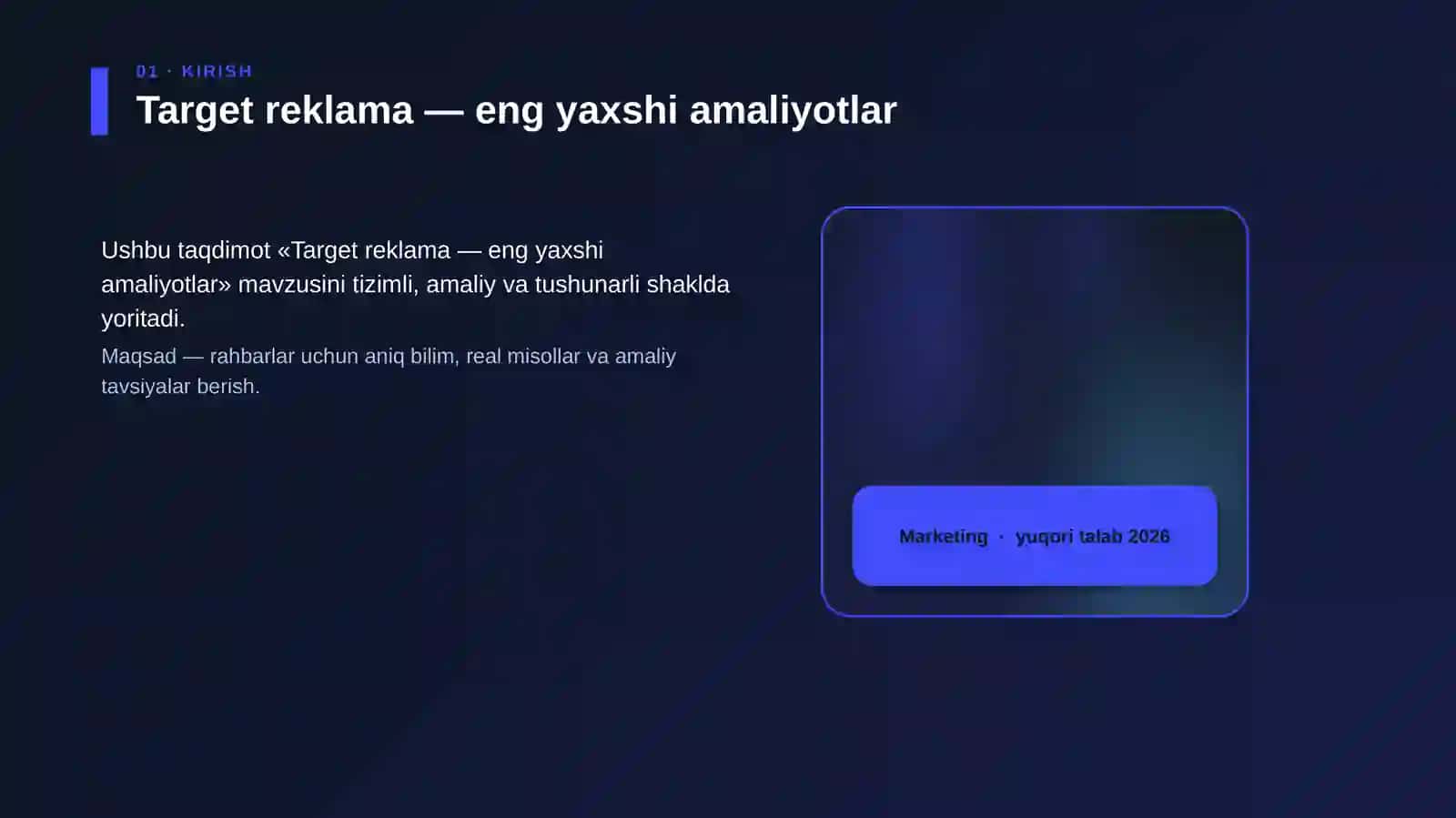 Target reklama — eng yaxshi amaliyotlar 4