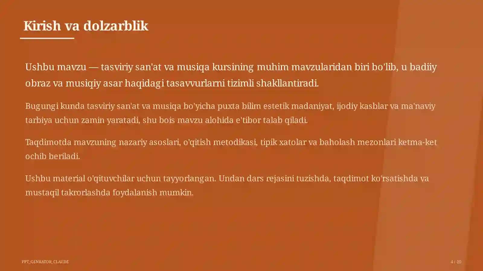 Me'morchilik yodgorliklari: Registon va Ichan-qal'a (6-sinf) 4