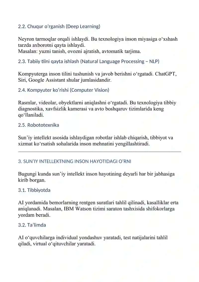 Sun'iy intellekt haqida siz bilgan va bilmaydigan ma'lumot 4