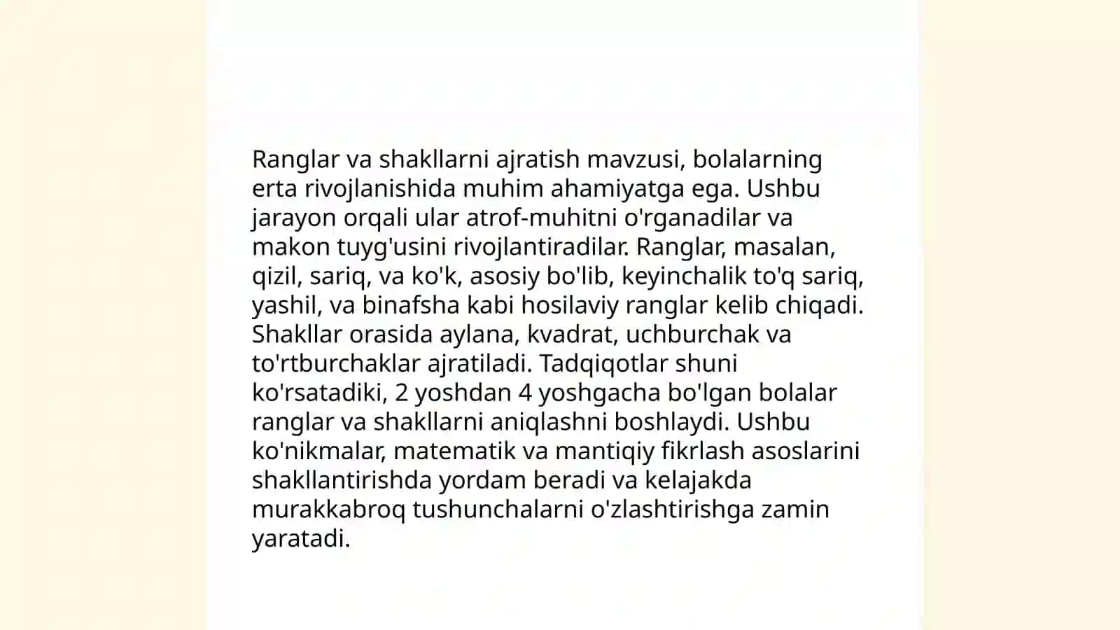Maktabgacha yoshdagi bolalarda matematik tasavvurlarni shakllantirish usullari 4