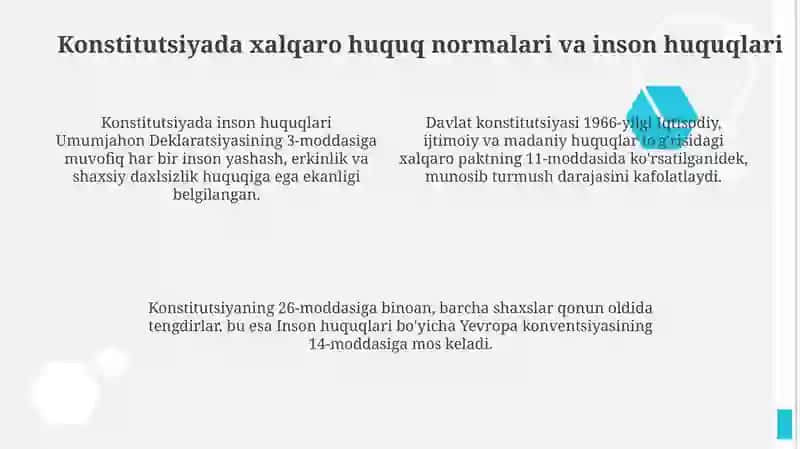 Konstitutsiyaviy rivojlanish: global tajriba va milliy qadriyatlar 4