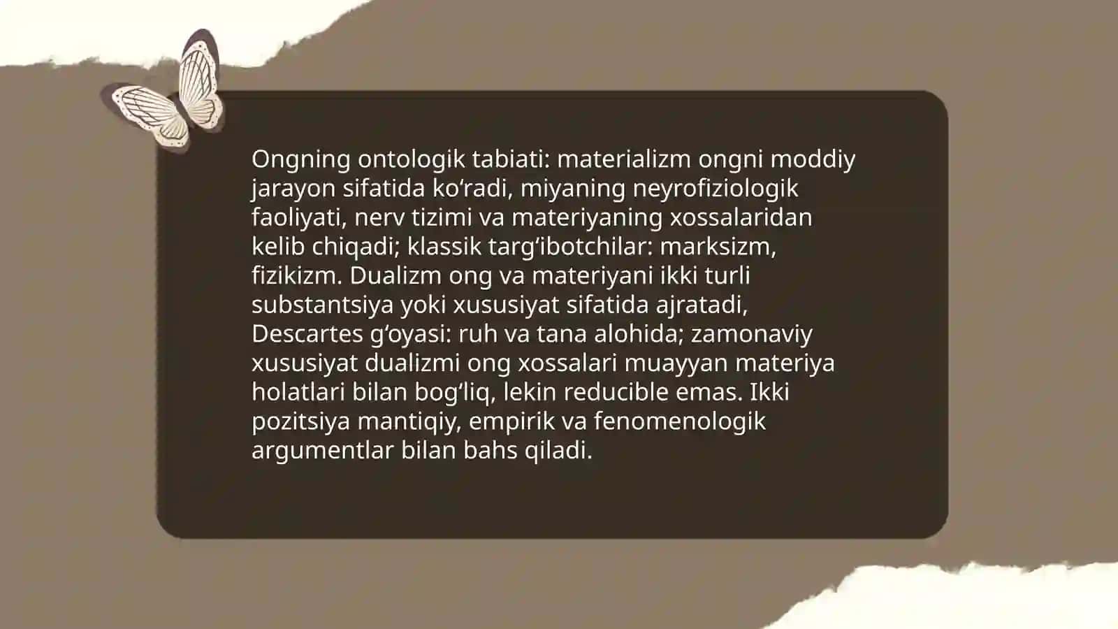 Ongning tabiati, strukturasi va funksiyalari 4