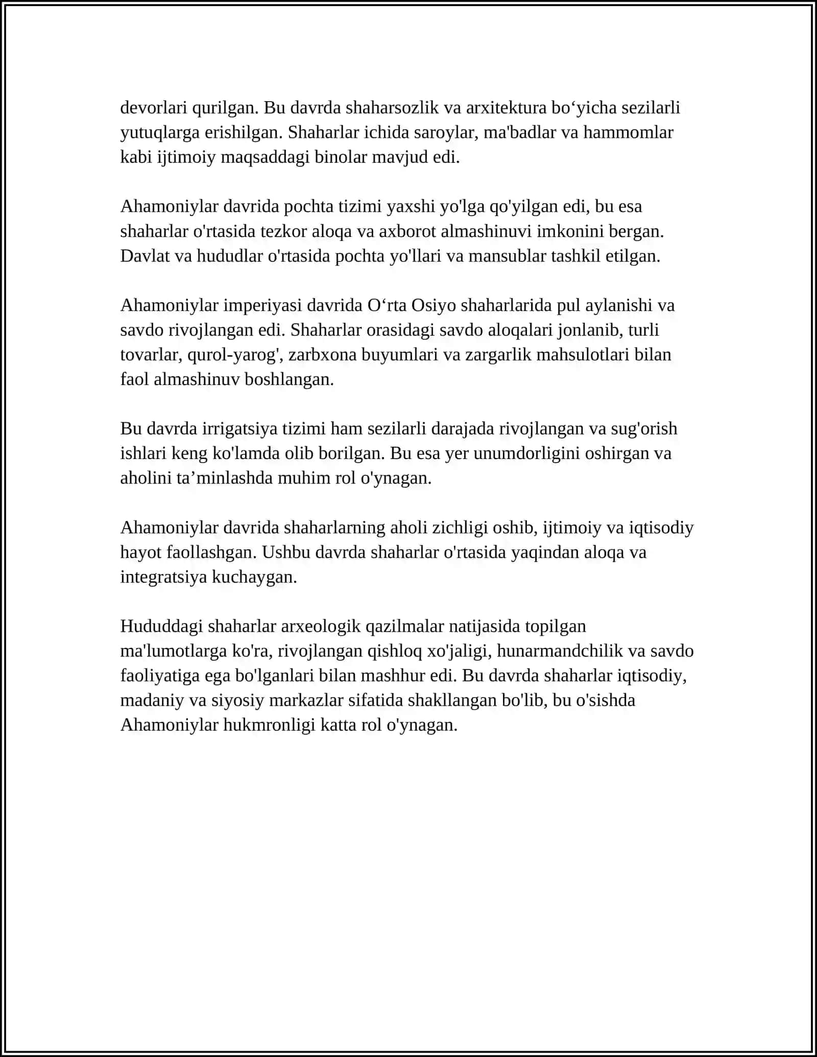 AHAMONIYLAR HUKMRONLIGI DAVRIDA O'RTA OSIYO TARIXIY GEOGRAFIYASI 4