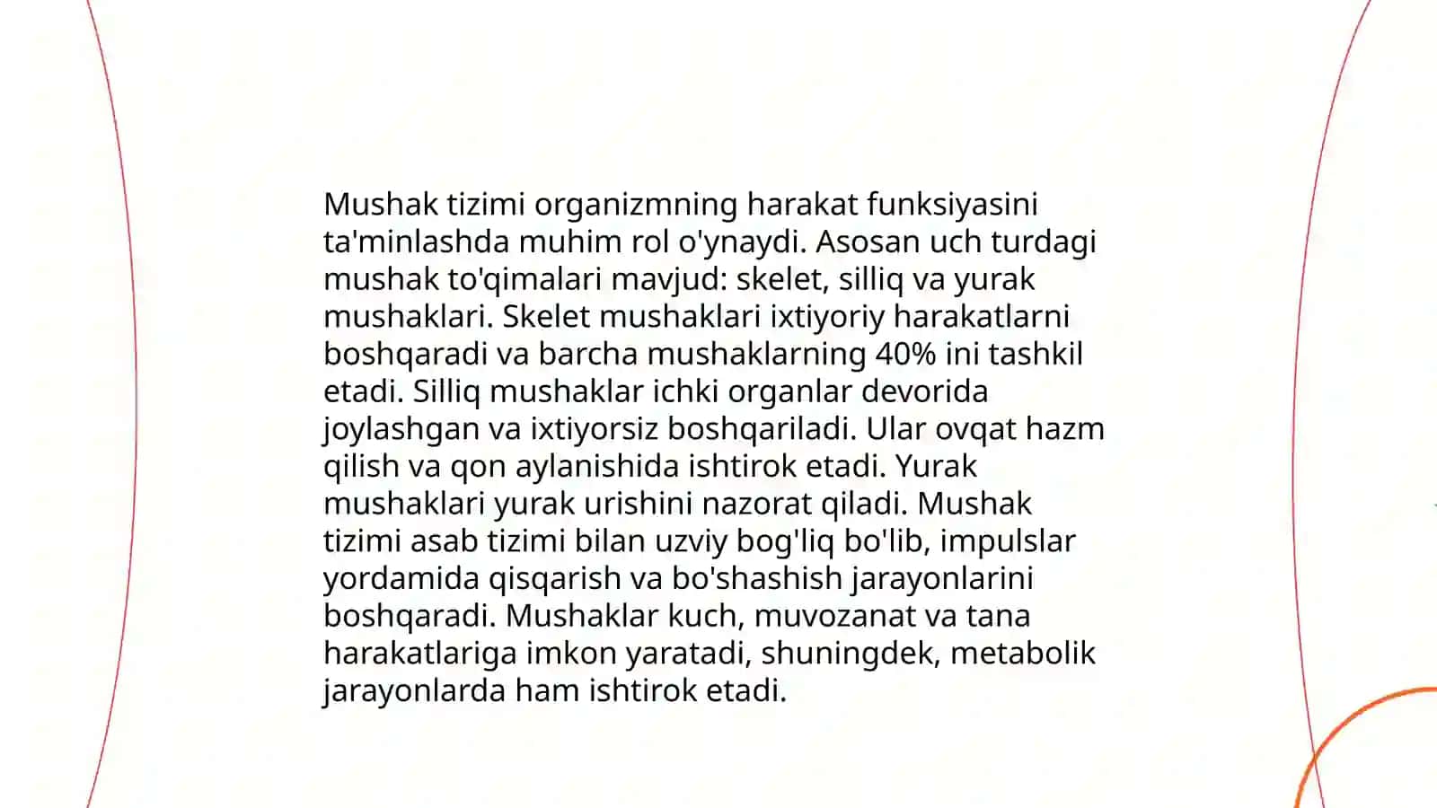 Muskullar haqida talimot umumiy malumotlar 4
