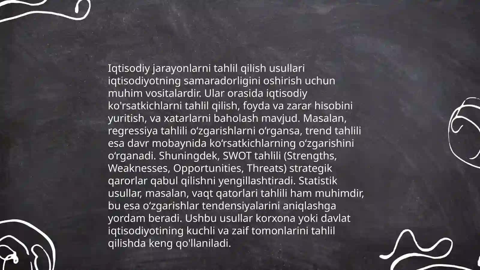 Iqtisodiy jarayonlarni ilmiy bilishning usullari 4