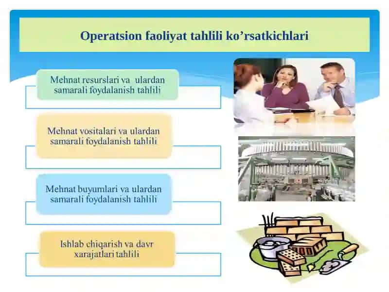 Opеratsion faoliyatning mazmuni va tahlil qilishning ahamiyati 4