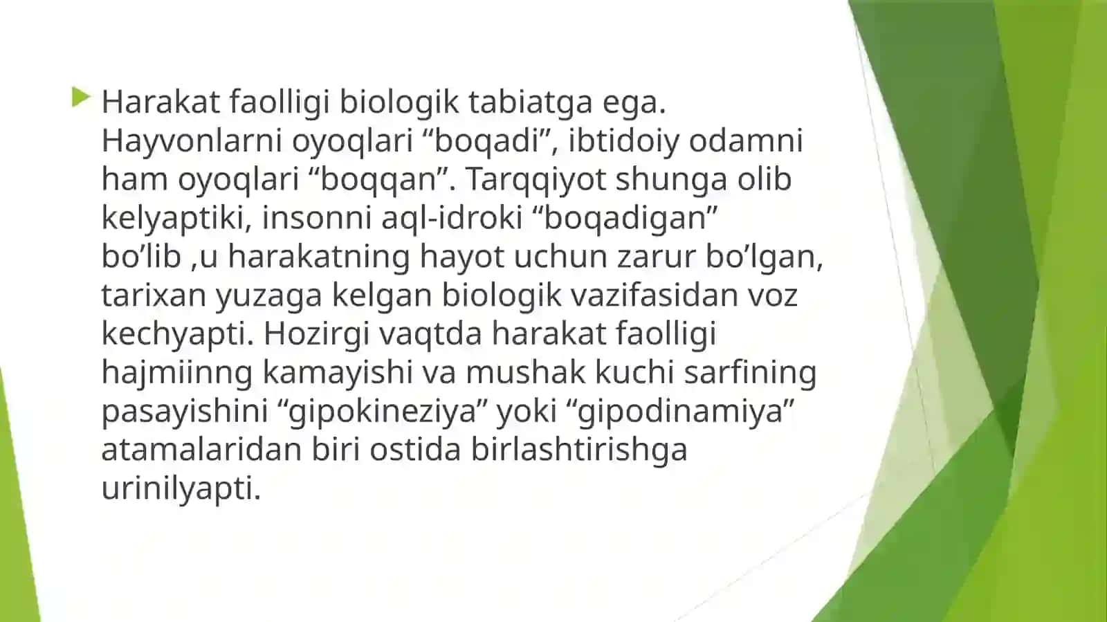 HARAKAT FAOLLIGI 4