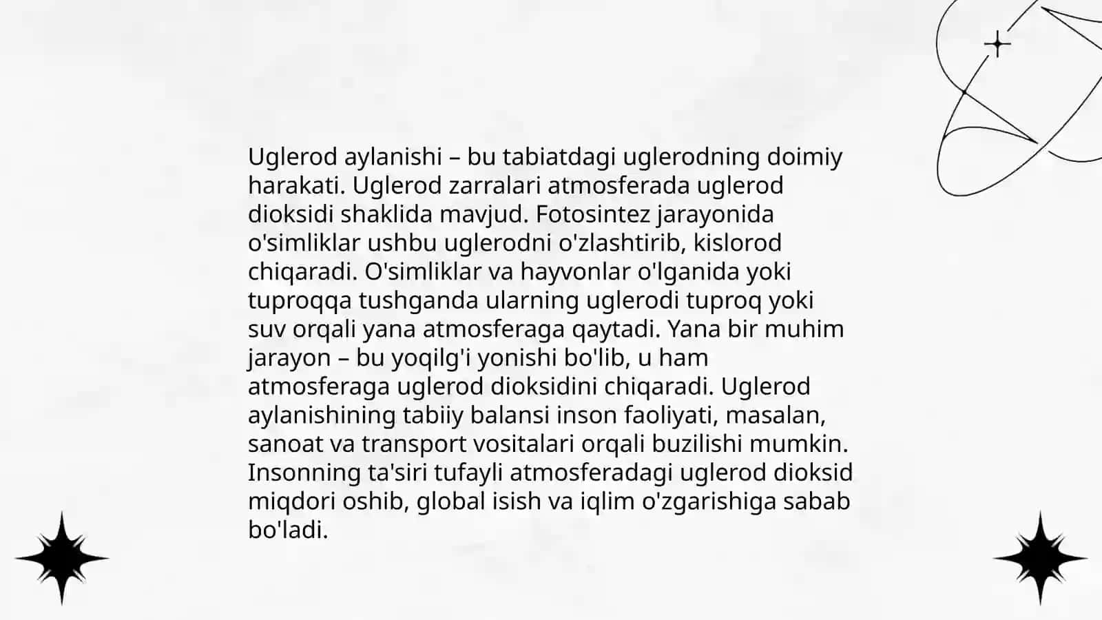 Moddalarning biosferada aylanishi 4