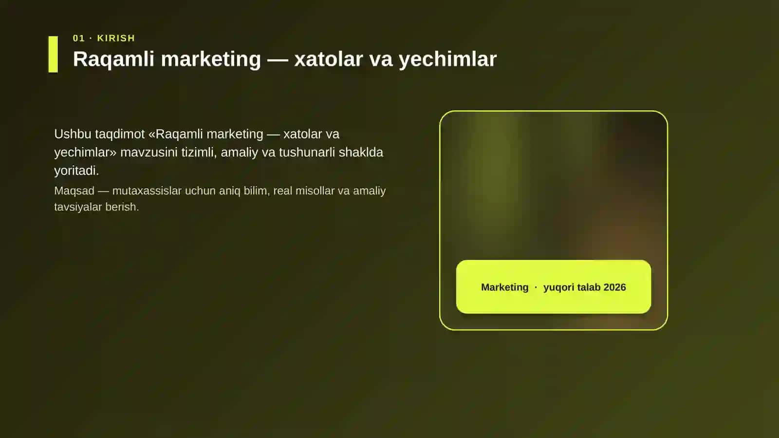 Raqamli marketing — xatolar va yechimlar 4