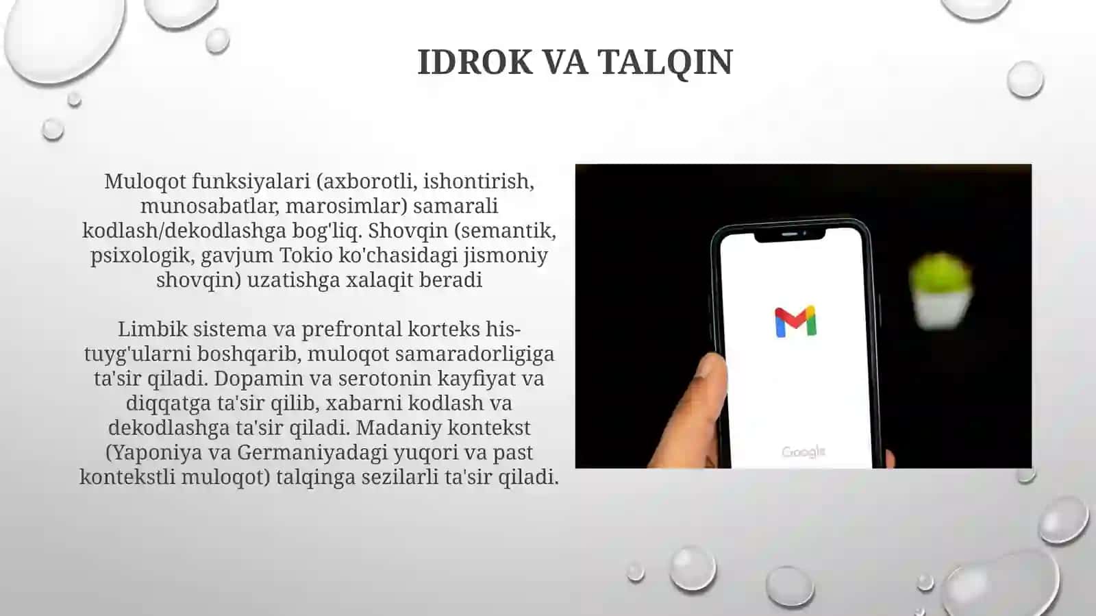 Muloqotning psixologik tizimi va vazifalari 4