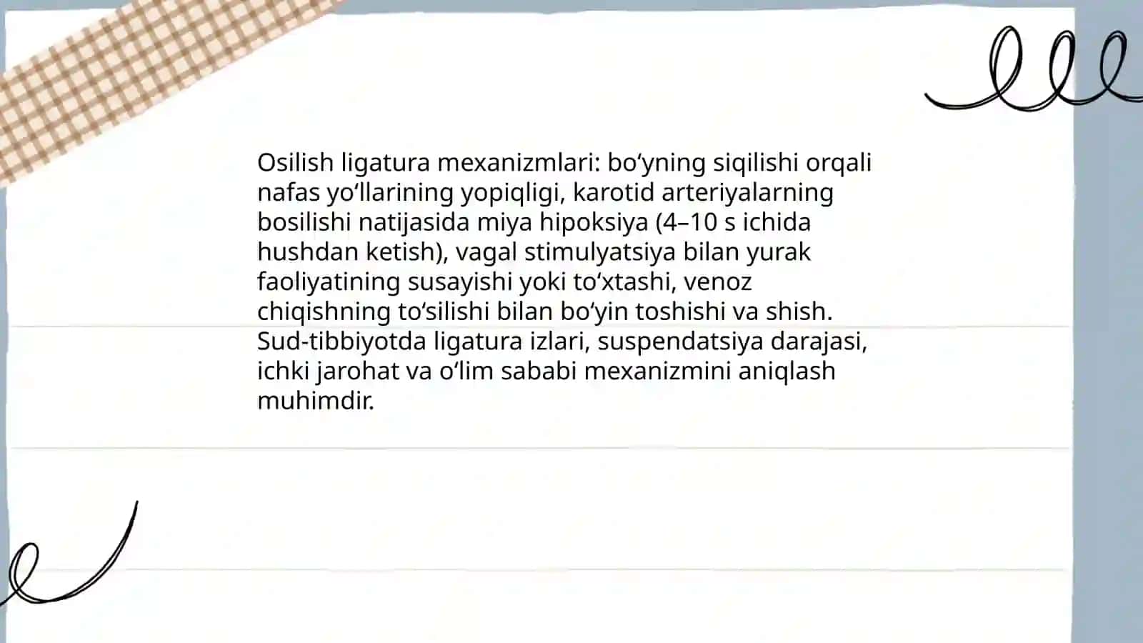 Mexanik asfiksiya: Umumiy tushuncha va tasnifi 4