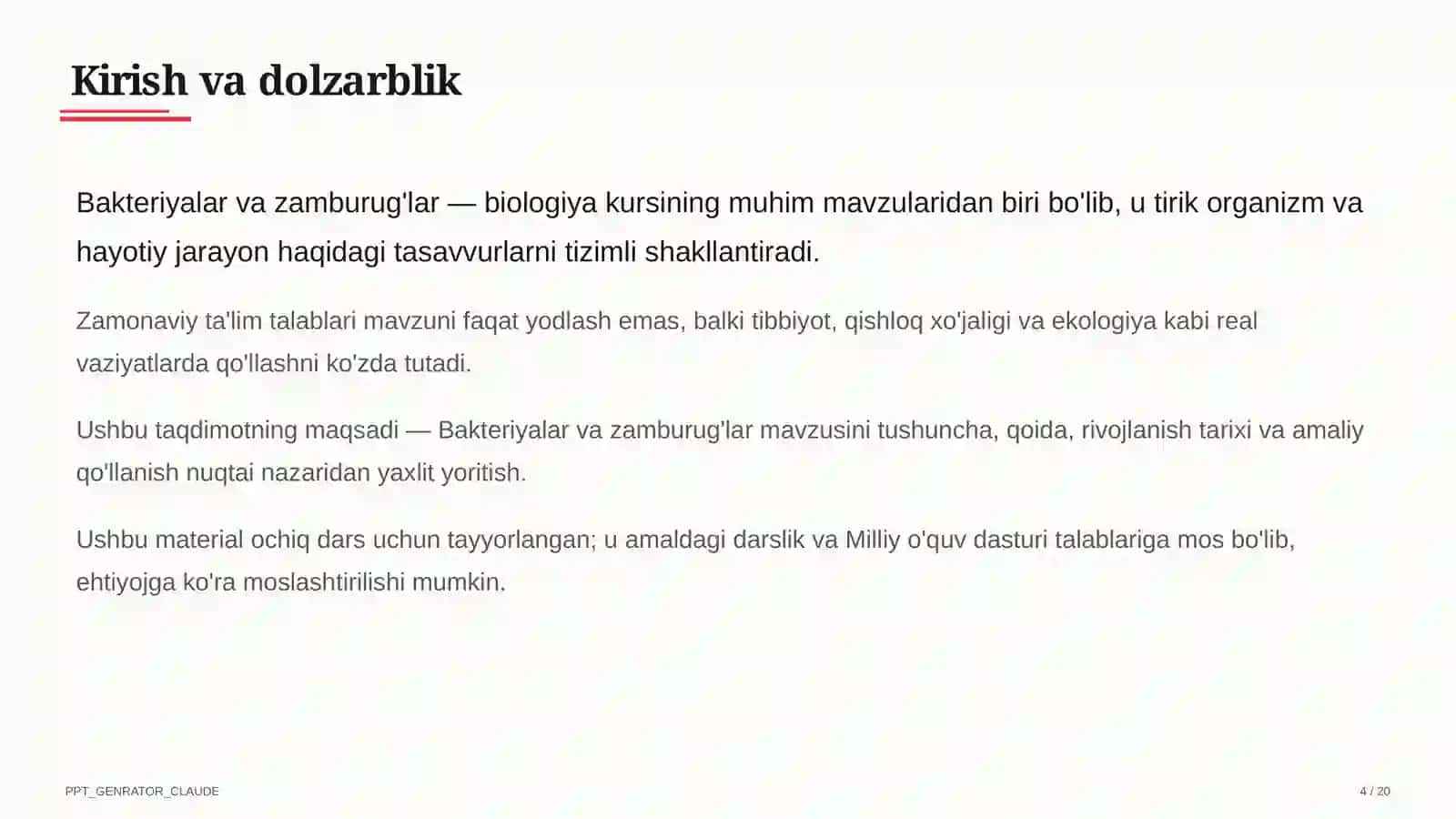Bakteriyalar va zamburug'lar (6-sinf) 4