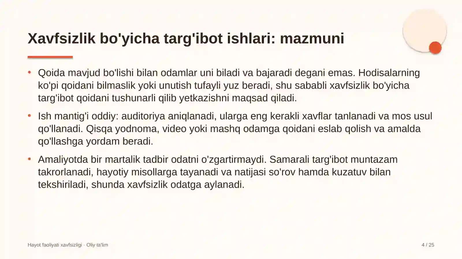 Limonchilikda xavfsizlik bo'yicha targ'ibot ishlari 4