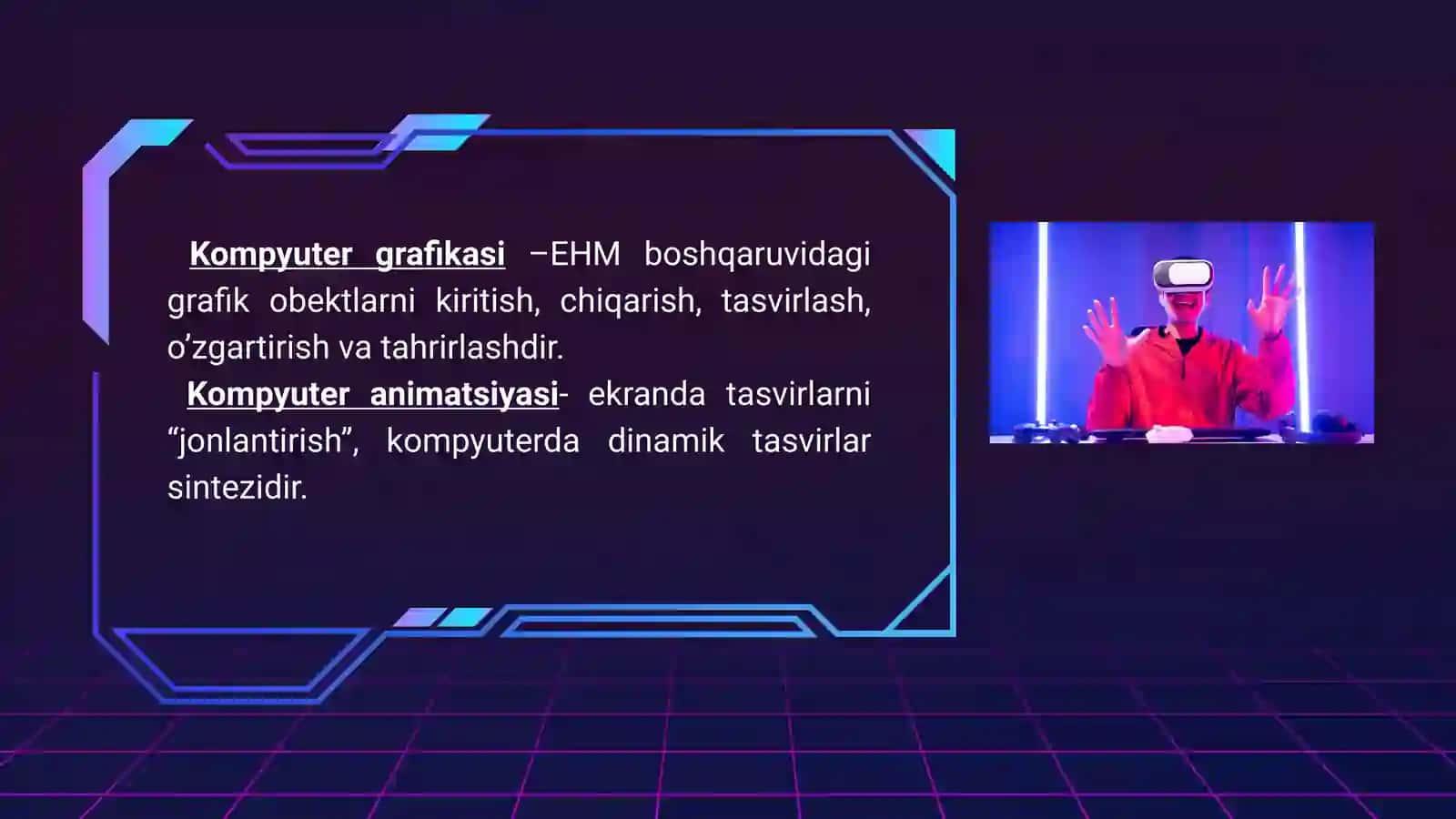 2D VA 3D GRAFIKASI O’RTASIDAGI FARQLAR 4