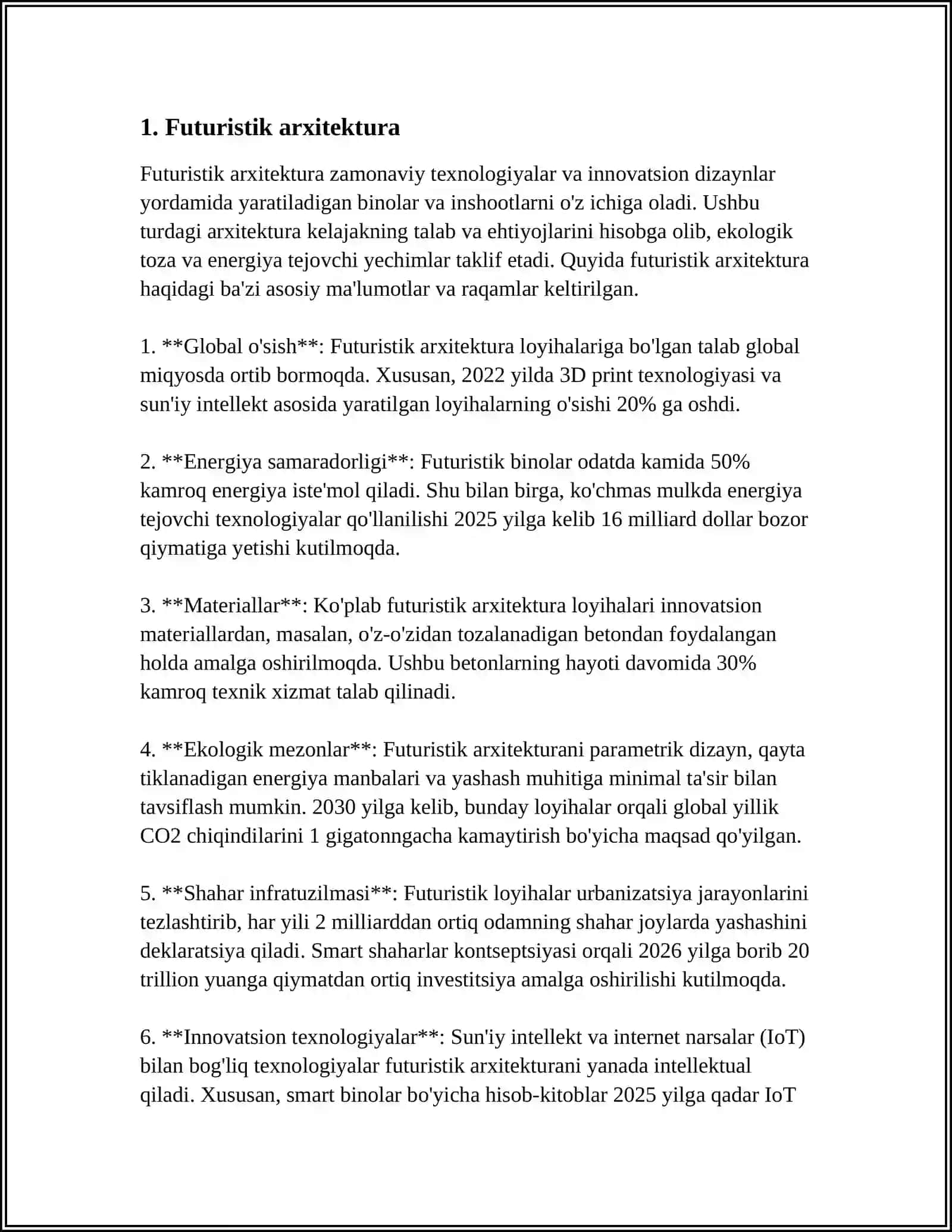 ZAMONAVIY ARXITEKTURA USLUBLARI VA YOʻNALISHLARI 4