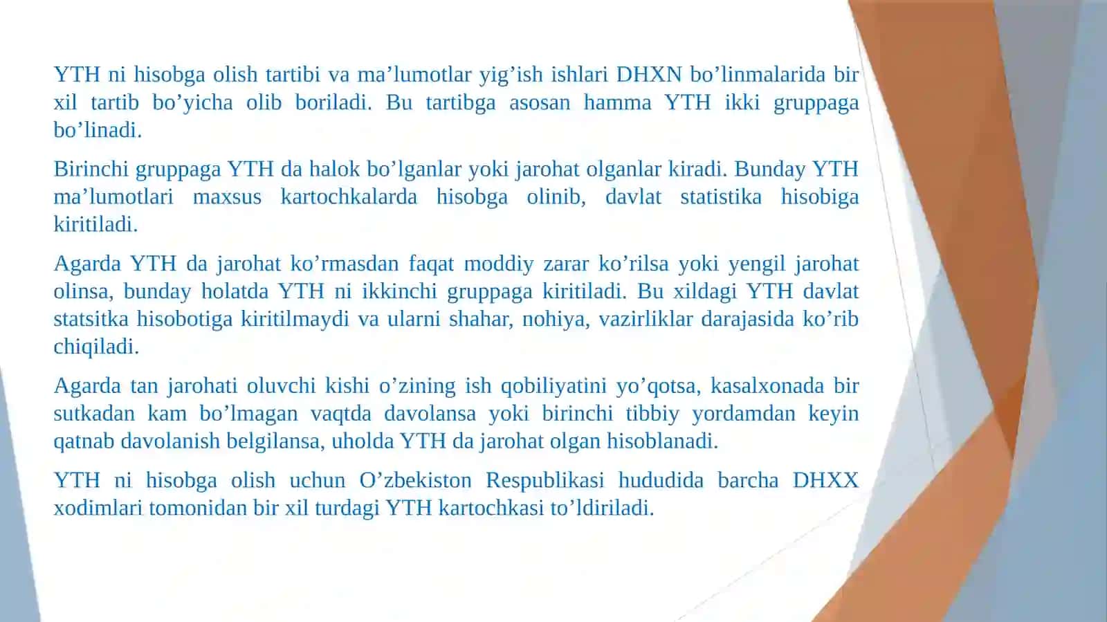 YTHto’g’risidagima’lumotlarniyig’ishtizimi 4