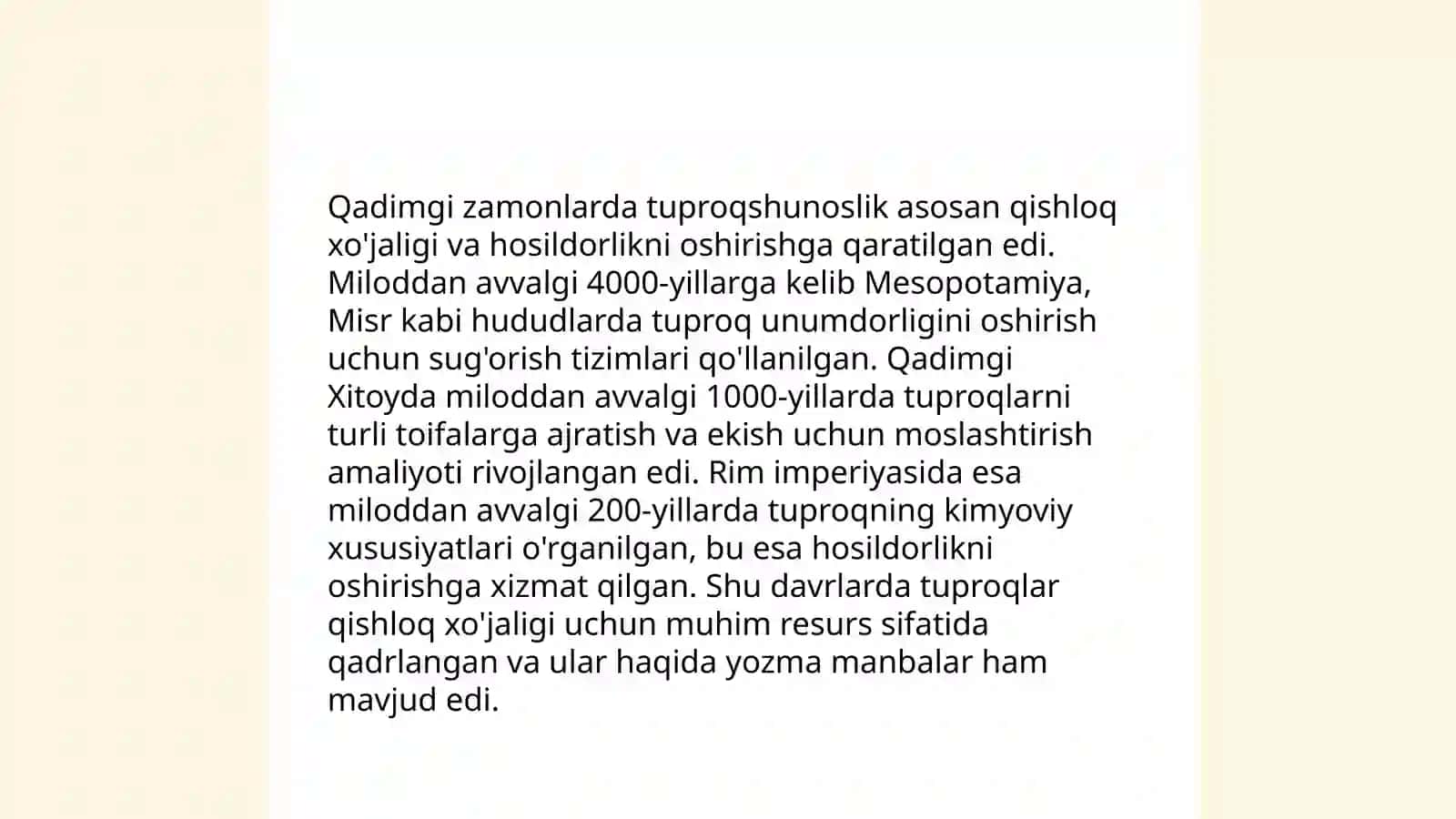 Tuproq geografiyasini oʻrganish tarixi 4