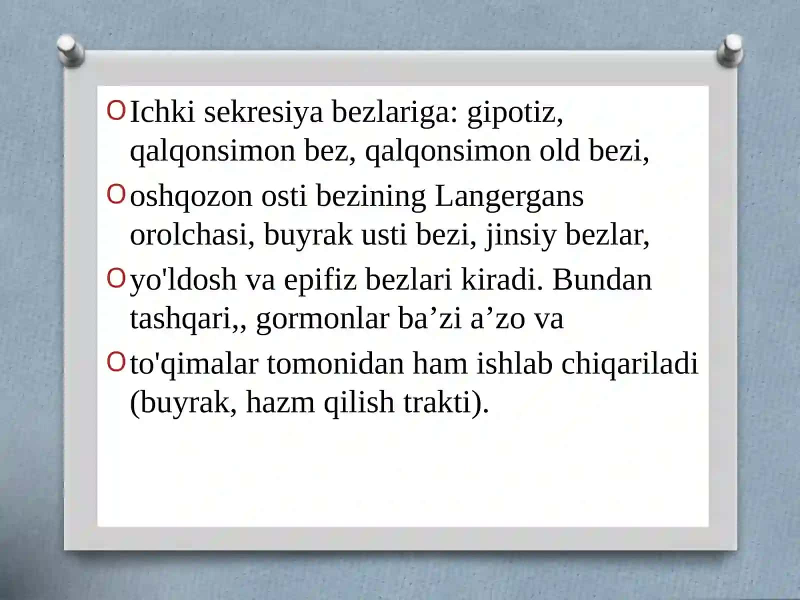 Endokrintizimfiziologiyasi:umumiytamoyillar 4