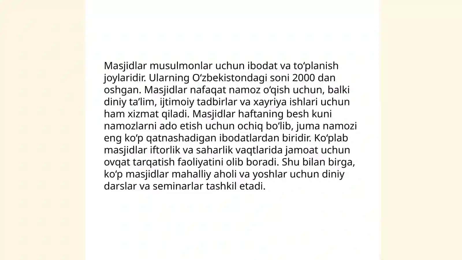 Diniy ta'lim muassasalari 4