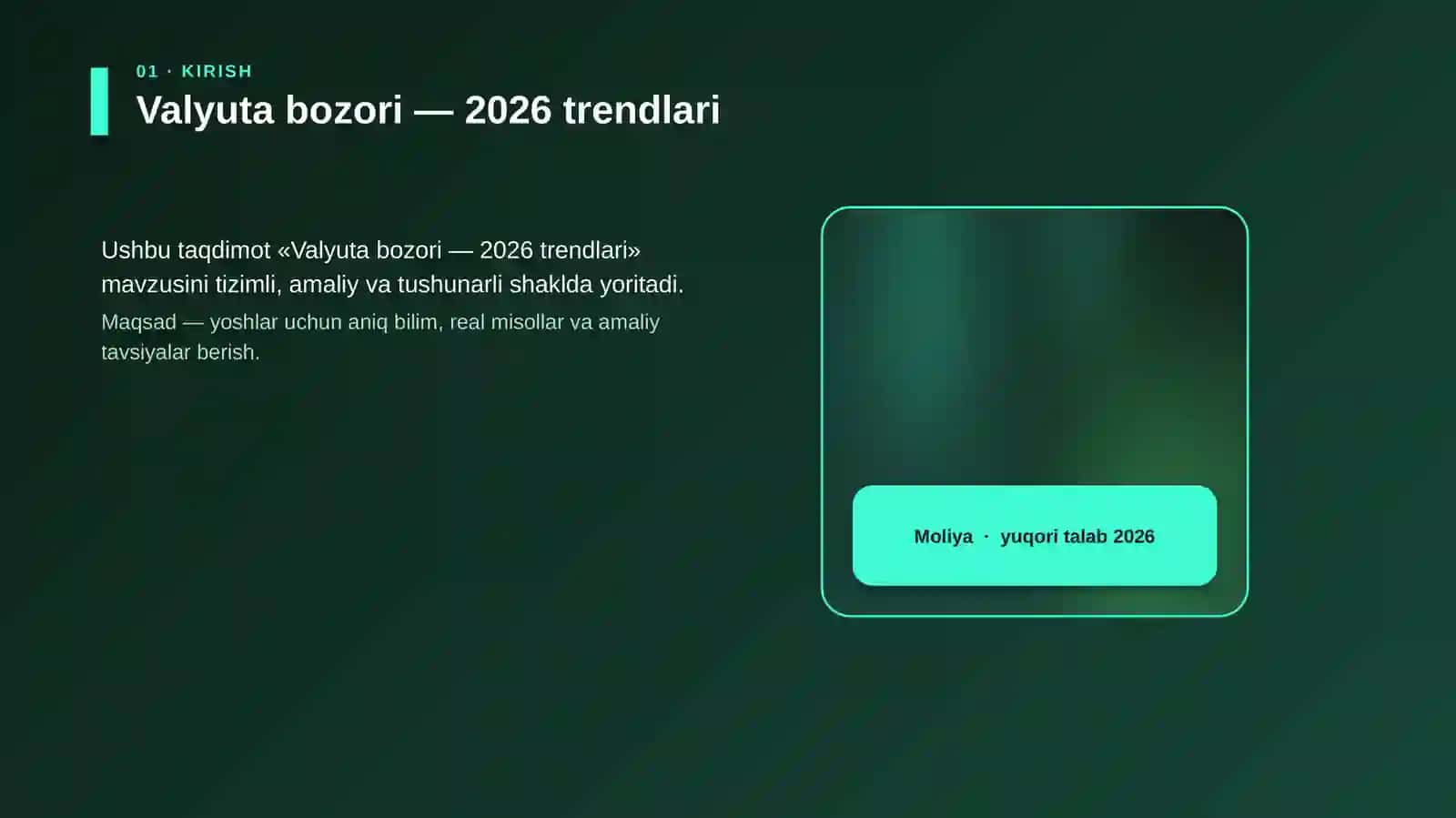 Valyuta bozori — 2026 trendlari 4