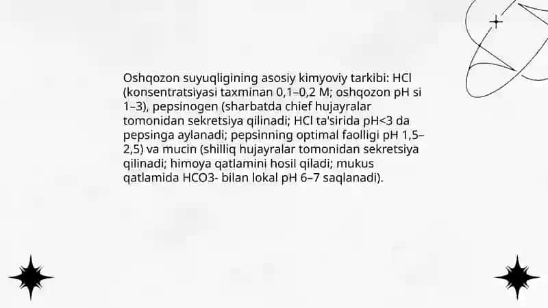 Oshqozon suyuqligi tashxisining klinik ahamiyati 4