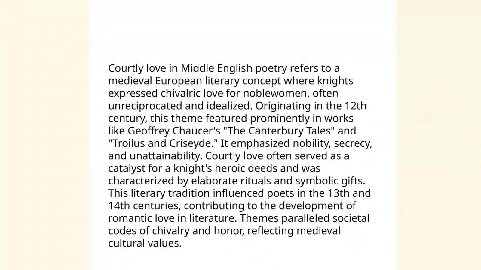 Influence of French Literature on Middle English 4