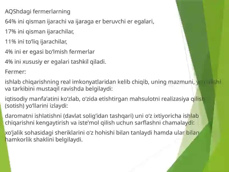 Oʻzbekistonda faoliyat koʻrsayotgan servis xizmatlari faoliyati 4