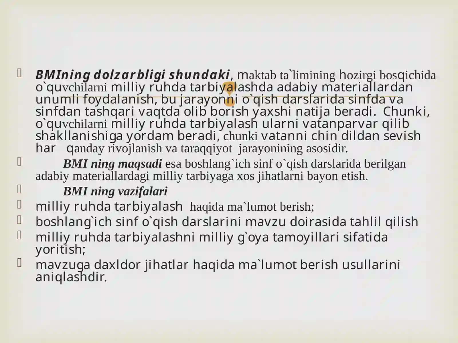 Kamolotida milliy tarbiya 4