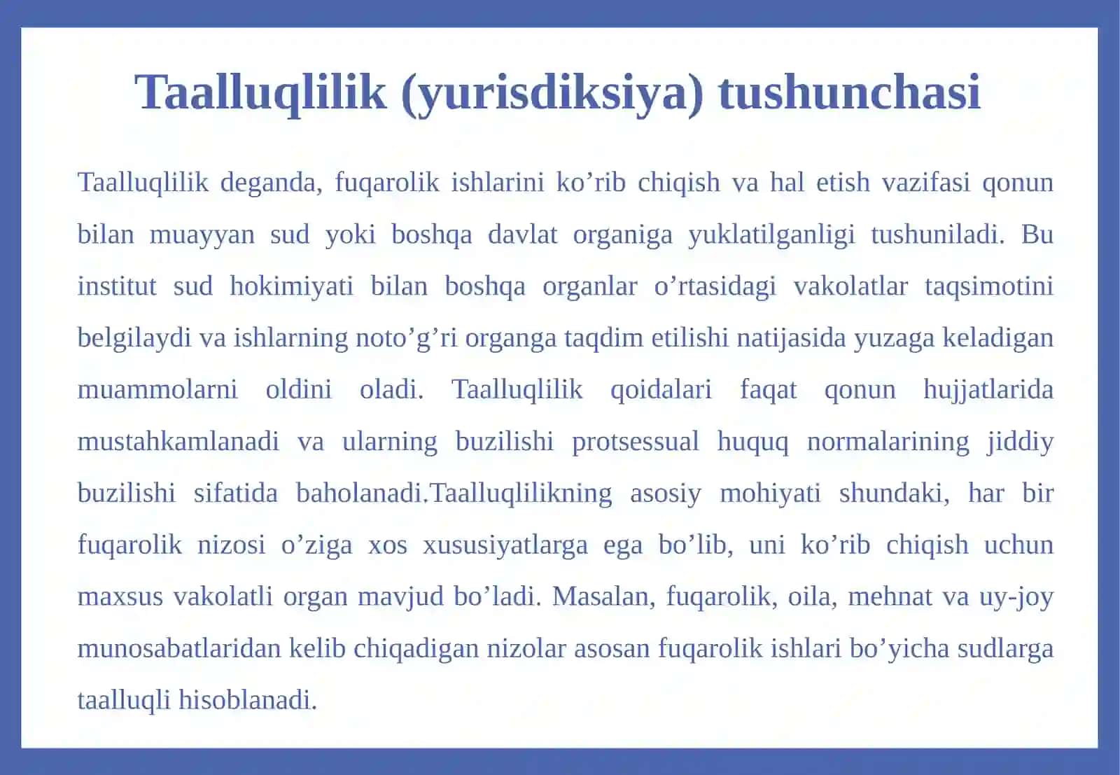 FUQAROLIK ISHLARINING TAALLUQLILIGI TUSHUNCHASI VA TURLARI 4
