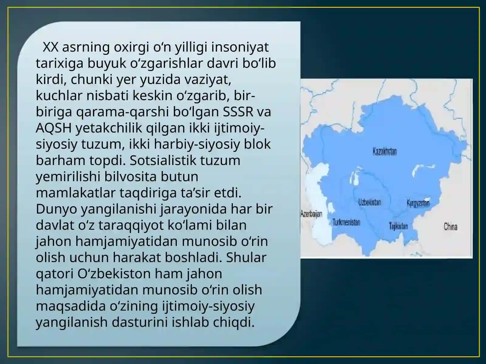 O`zbekiston va jahon hamjamiyati 4