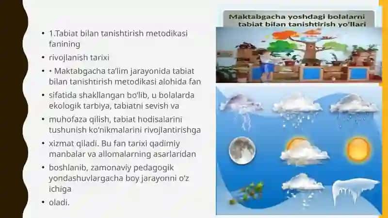 Tabiat bilan tanishtirish metodikasi 4