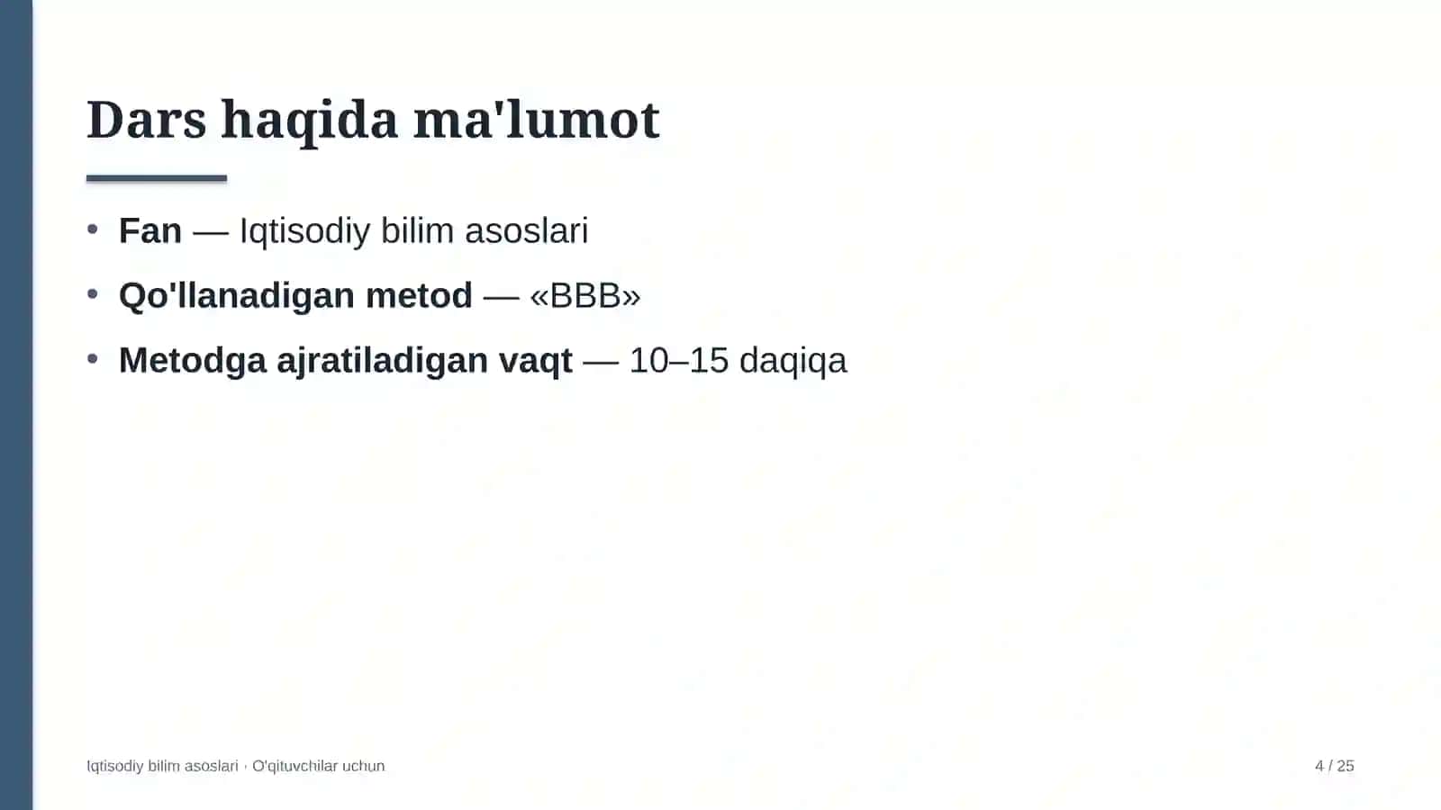 iqtisodiy bilim asoslari darslarida bbb metodidan foydalanish 5958 4