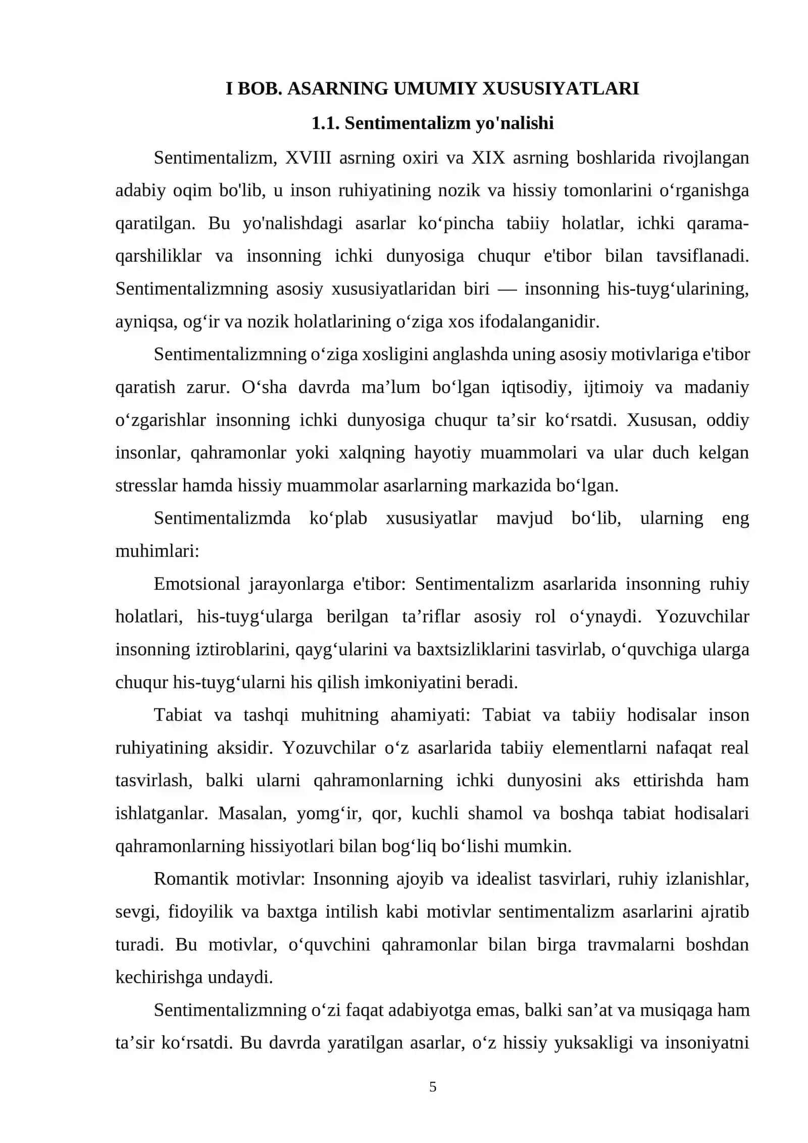 “YOSH VERTERNING IZTIROBLARI” SENTIMENTAL ASAR SIFATIDA 4