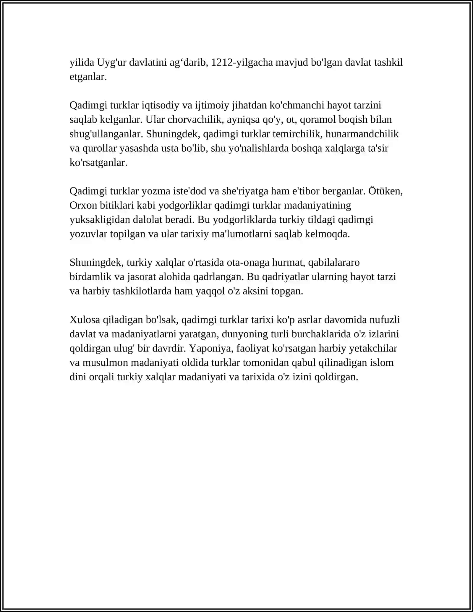 QADIMGI TURKLAR 4