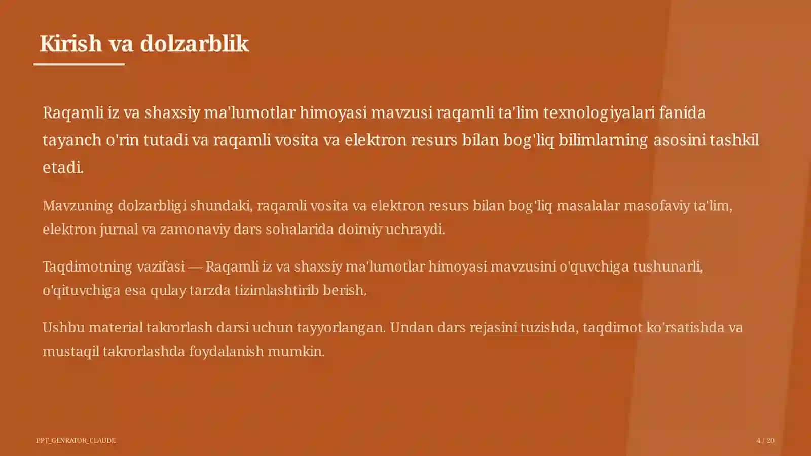 Raqamli iz va shaxsiy ma'lumotlar himoyasi 4