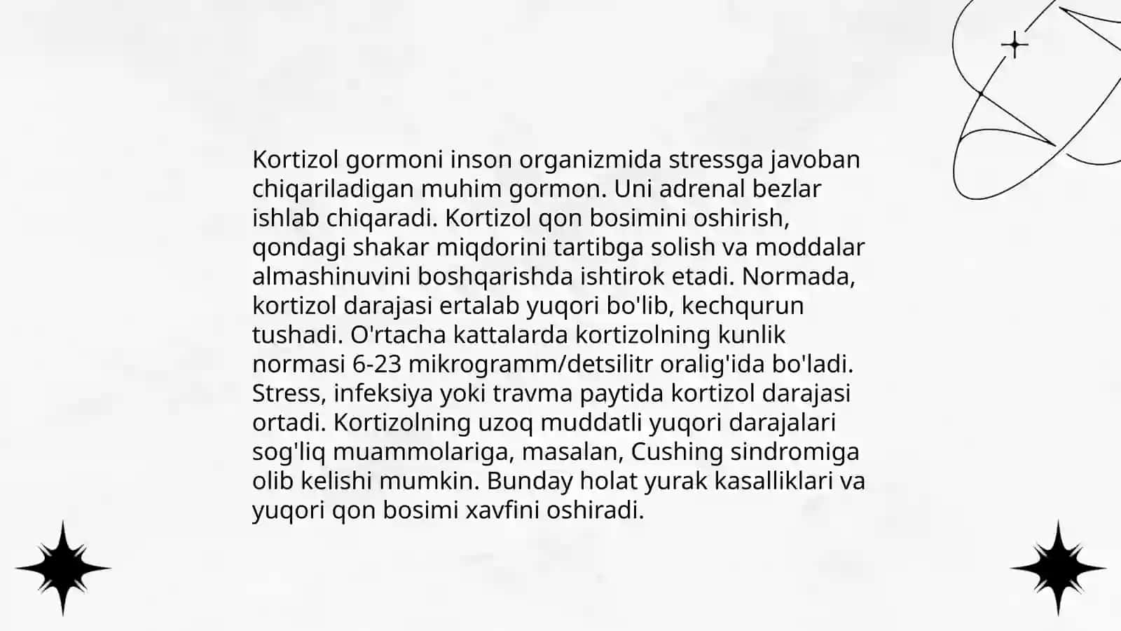 Umumiy adabdatsiyon sindrom 4
