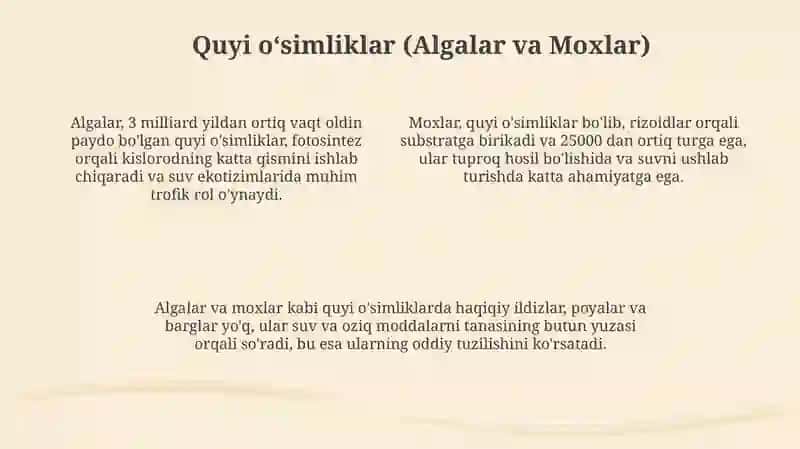 O'simliklarning hayotiy shakillari 4