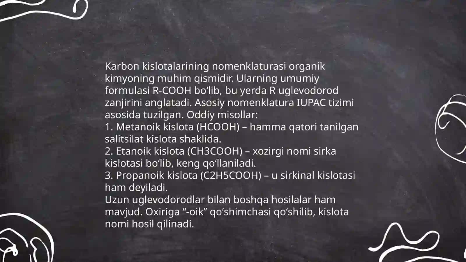 Karbon kislotalar 4