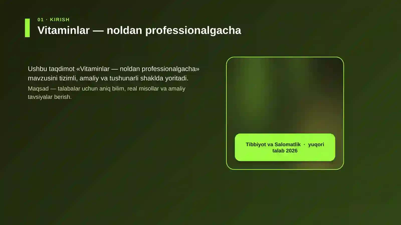 Vitaminlar — noldan professionalgacha 4