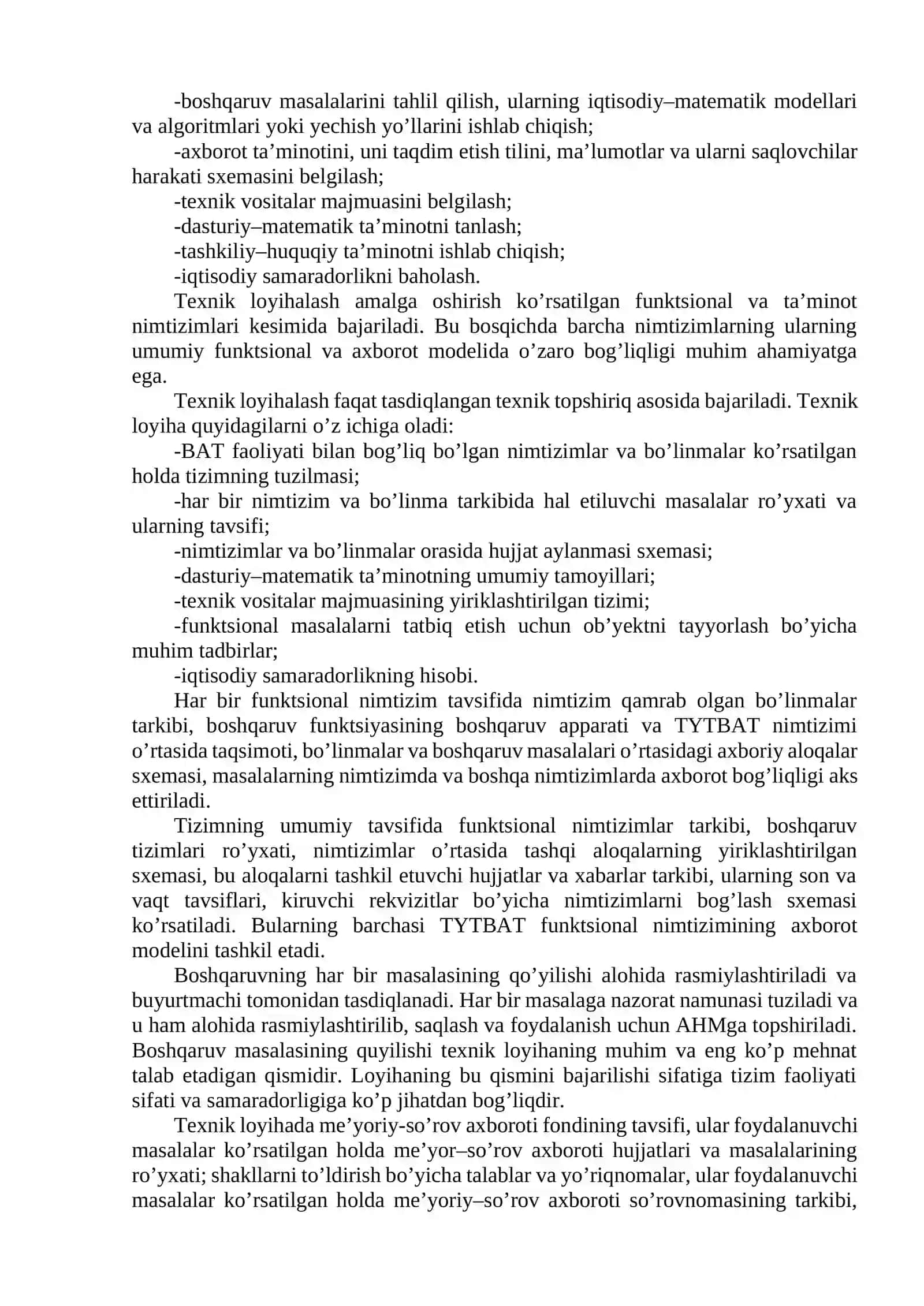 ТYТBАТNI LОYIHАLАSH VА YARАТISHNING АSОSIY BОSKICHLАRI 4