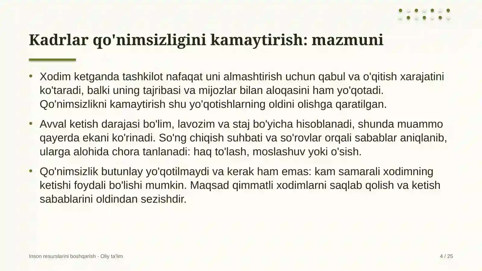 mehmonxona xo'jaligida kadrlar qo'nimsizligini kamaytirish 2055 4