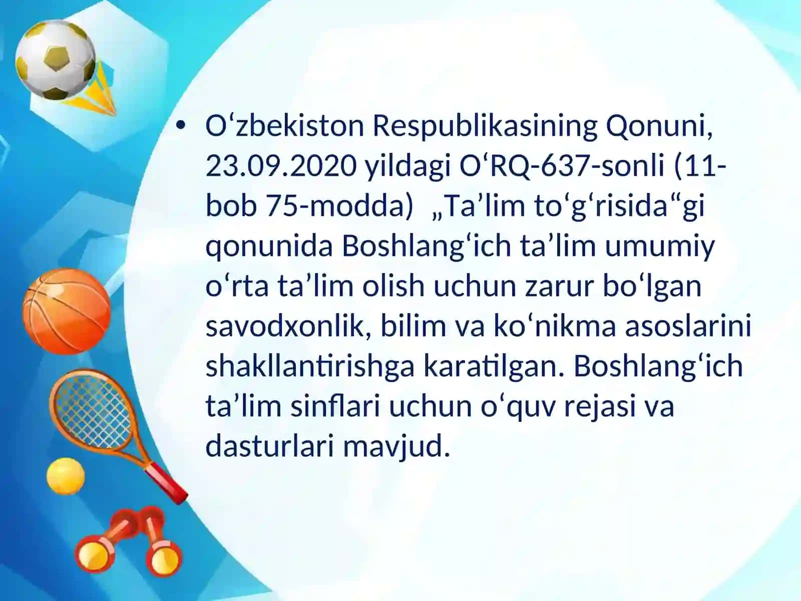 Boshlang’ich ta’limda jismoniy tarbiya va sport fanining maqsad va vazifalari 4