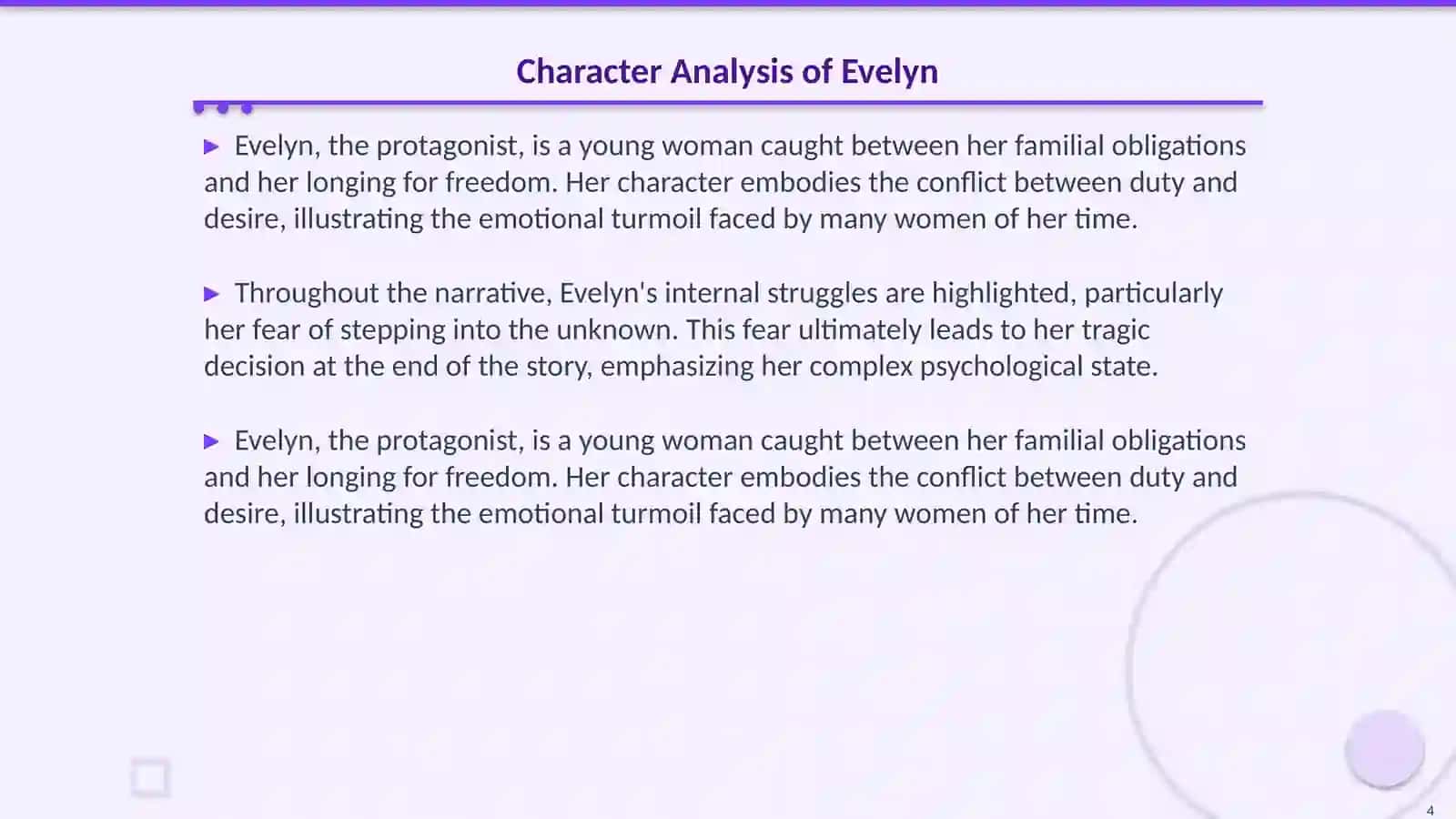 Evelyn by James Joyce 4