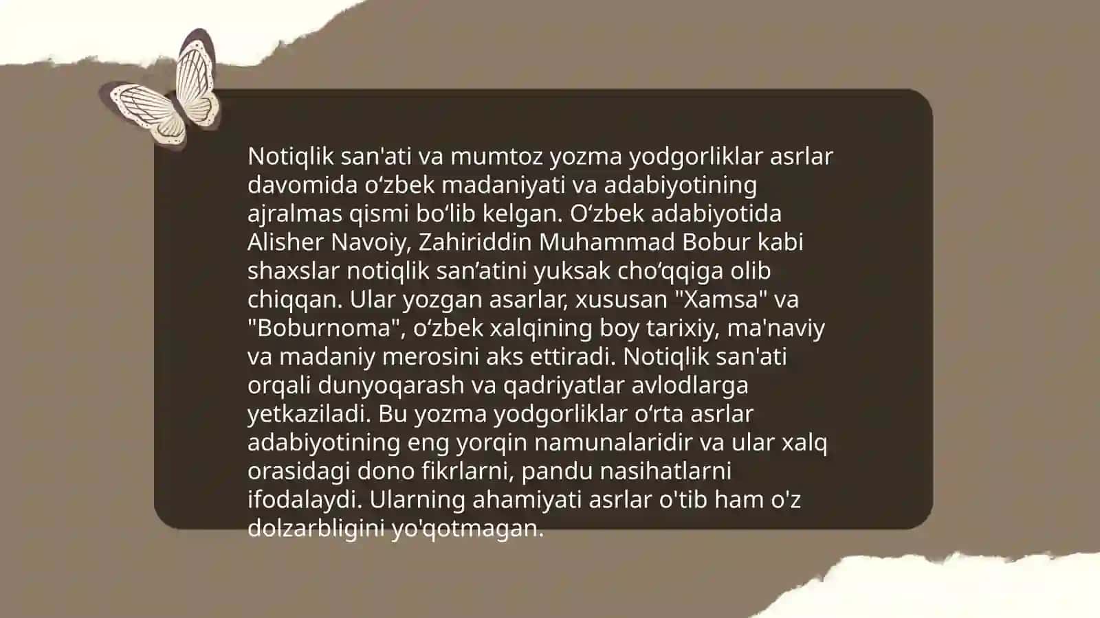 Mumtoz yozma yodgorliklarda nutq madaniyati va notiqlik masalalari 4