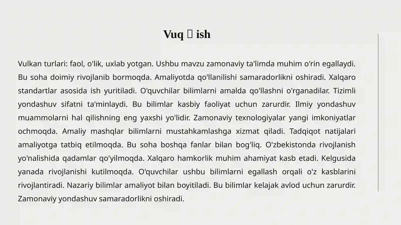Vulkan VA Mahsulotlari 4