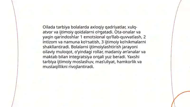 Oilaning jamiyatdagi ijtimoiy funktsiyalari 4