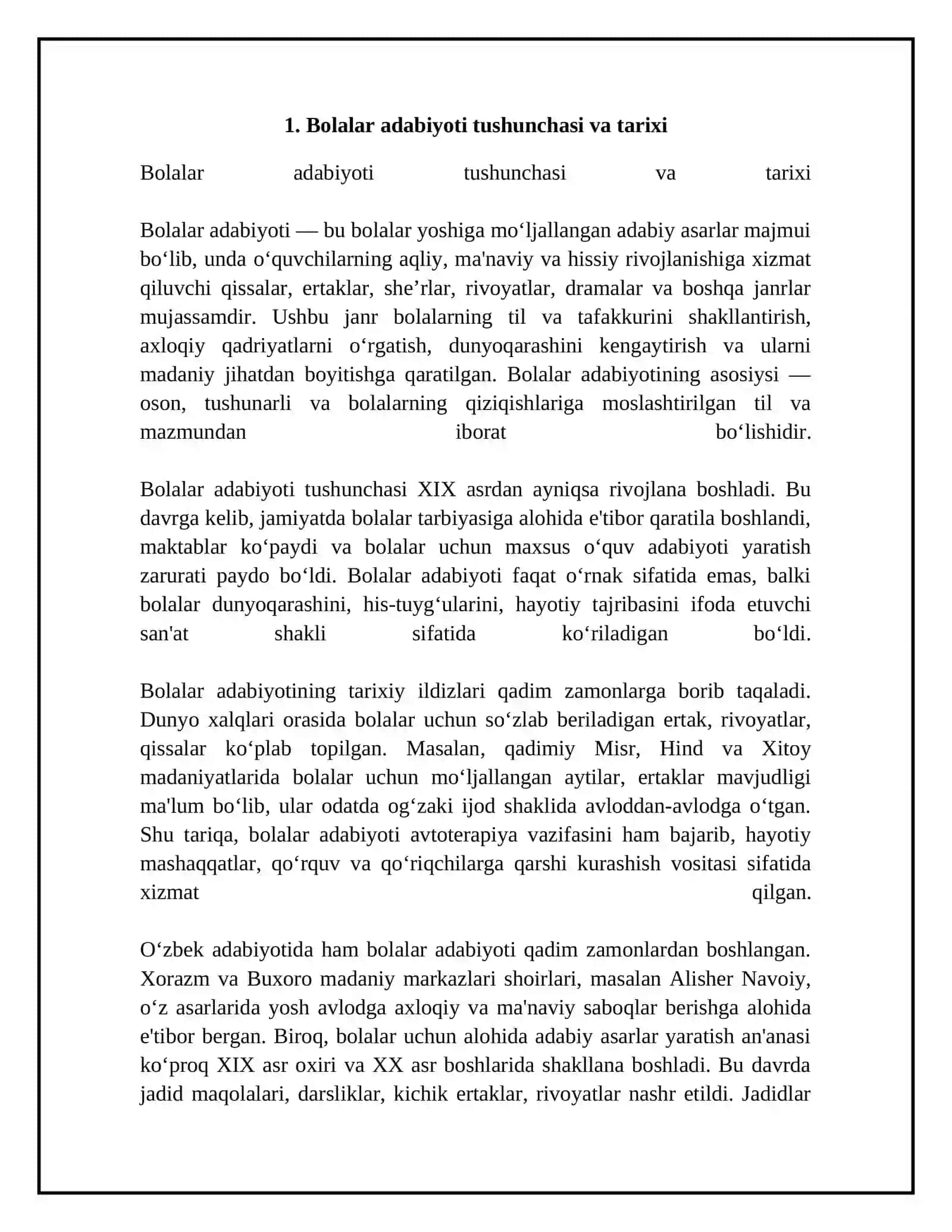 Bolalar adabiyoti qissa va ertak janri 4