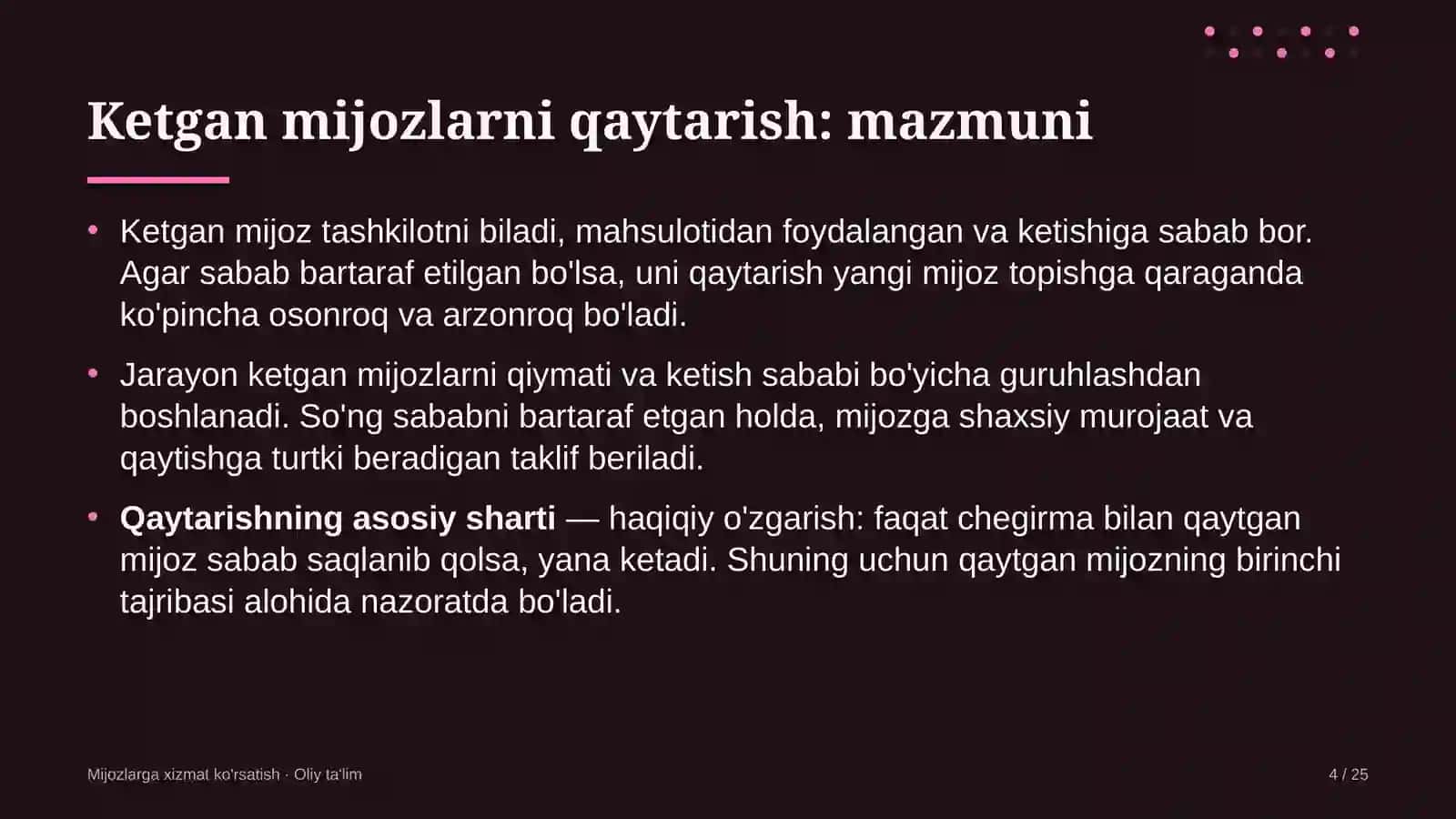 futbol akademiyalarida ketgan mijozlarni qaytarib jalb etish 7123 4
