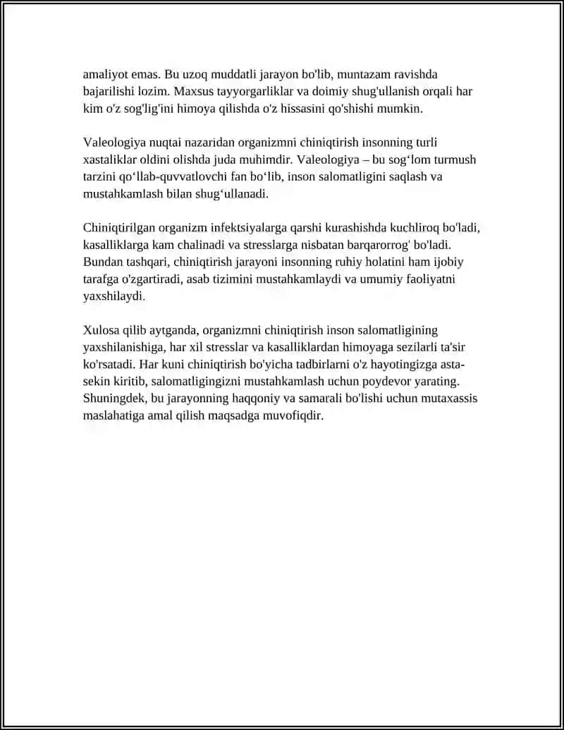 ORGANIZMDI SHINIQTIRIW HAM ONIÑ VALEALOGIK AHMIYETI 4
